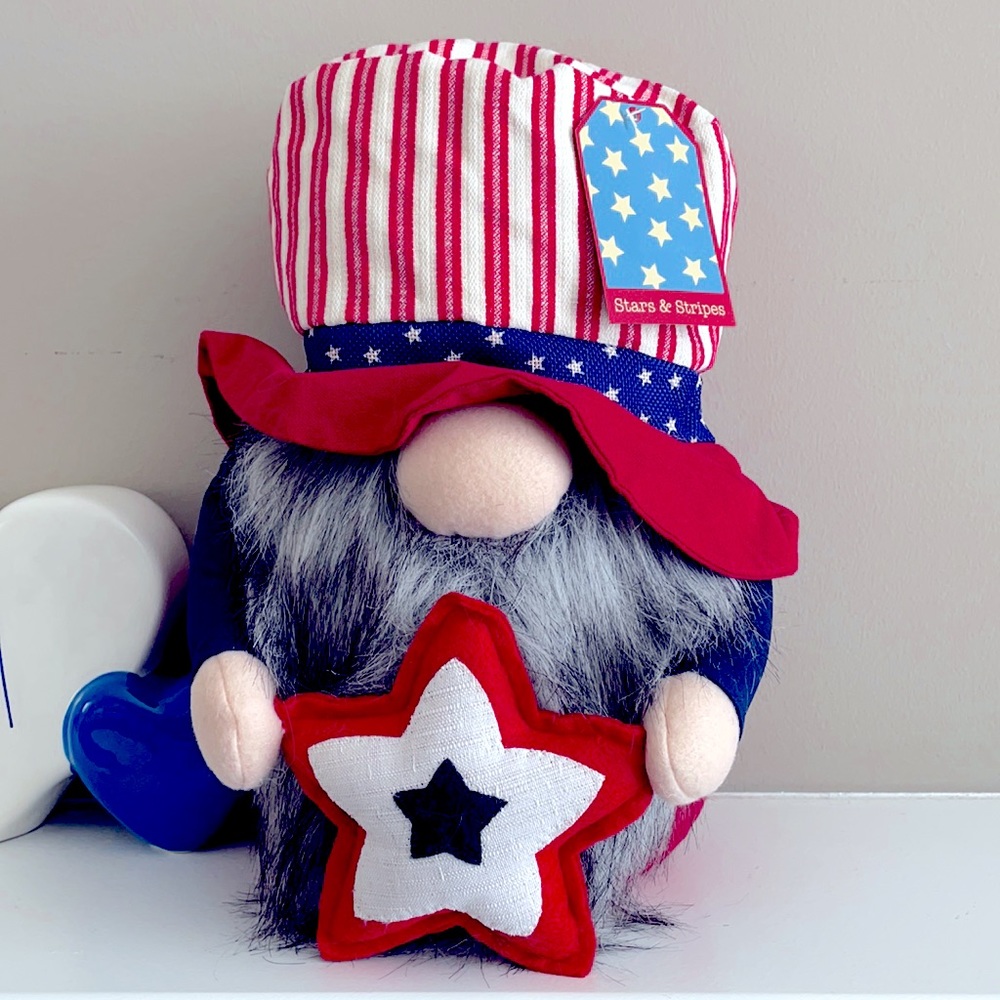 🇺🇸 PATRIOTIC AMERICAN GNOME MEMORIAL DAY 4TH OF JULY